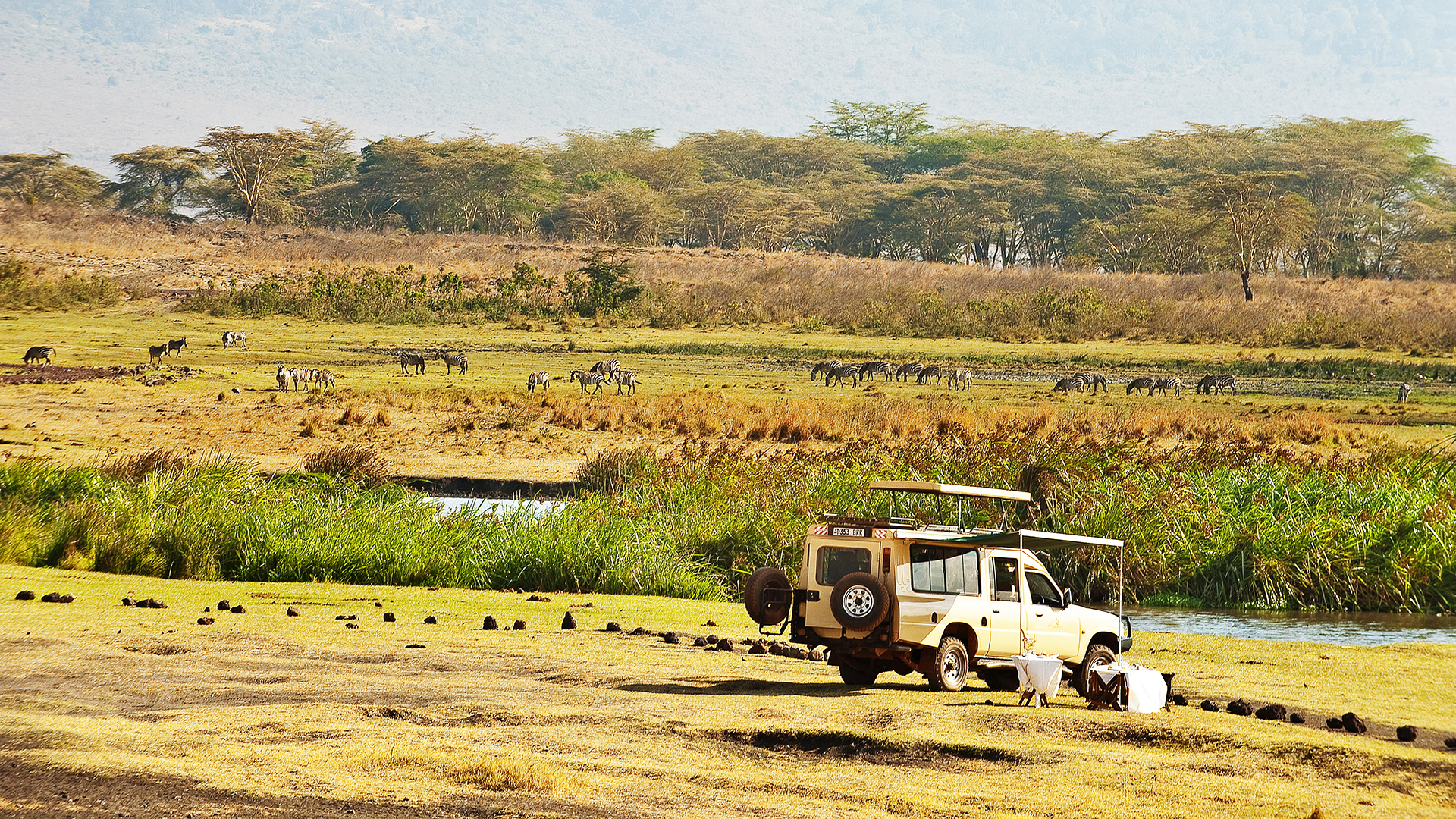 Africa, Luxury Tanzania Holidays, The Manor at Ngorongoro, Crater Floor Luncheon