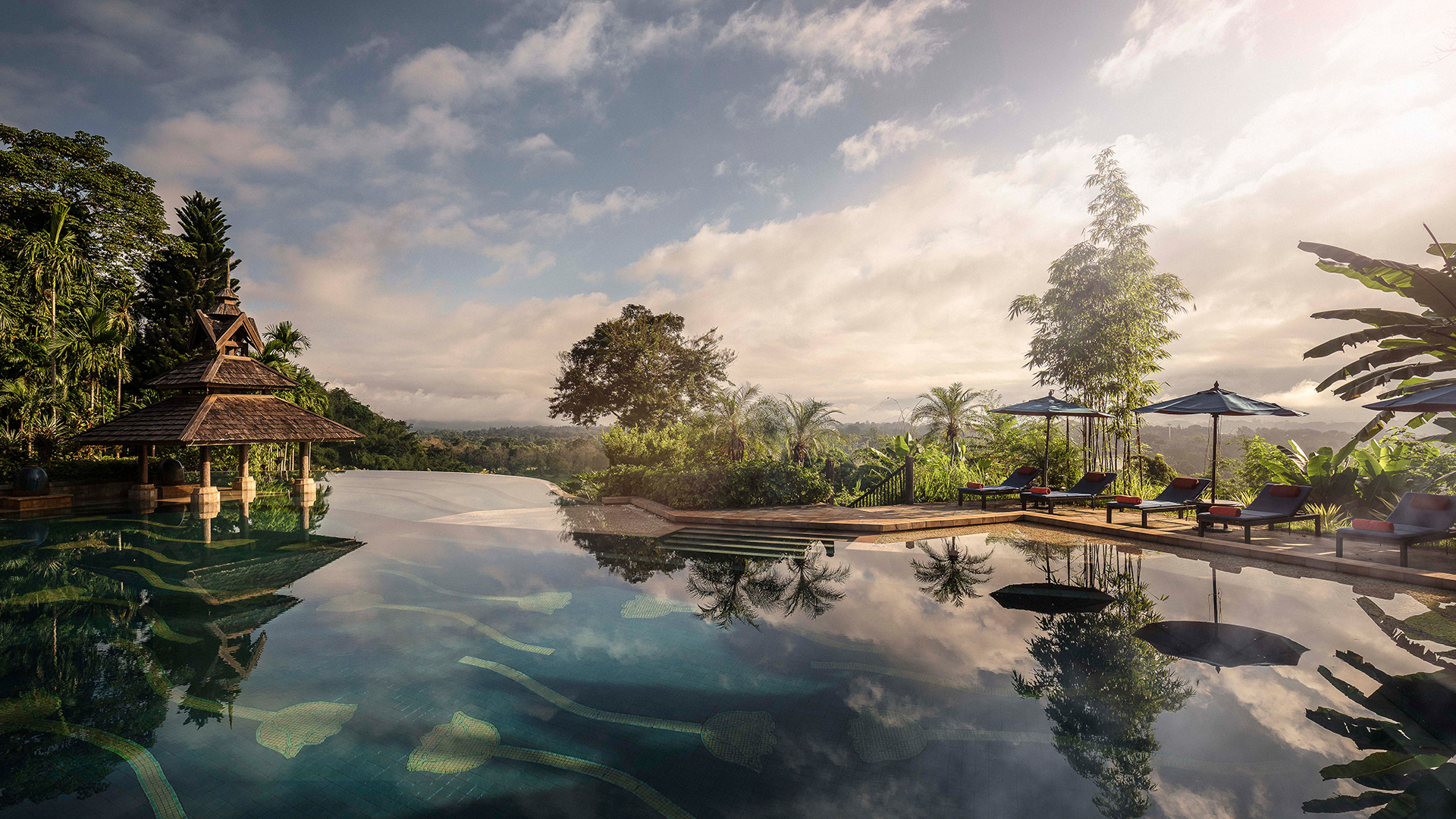 Worldwide, Thailand, Anantara Golden Triangle Elephant Camp & Resort, Pool View