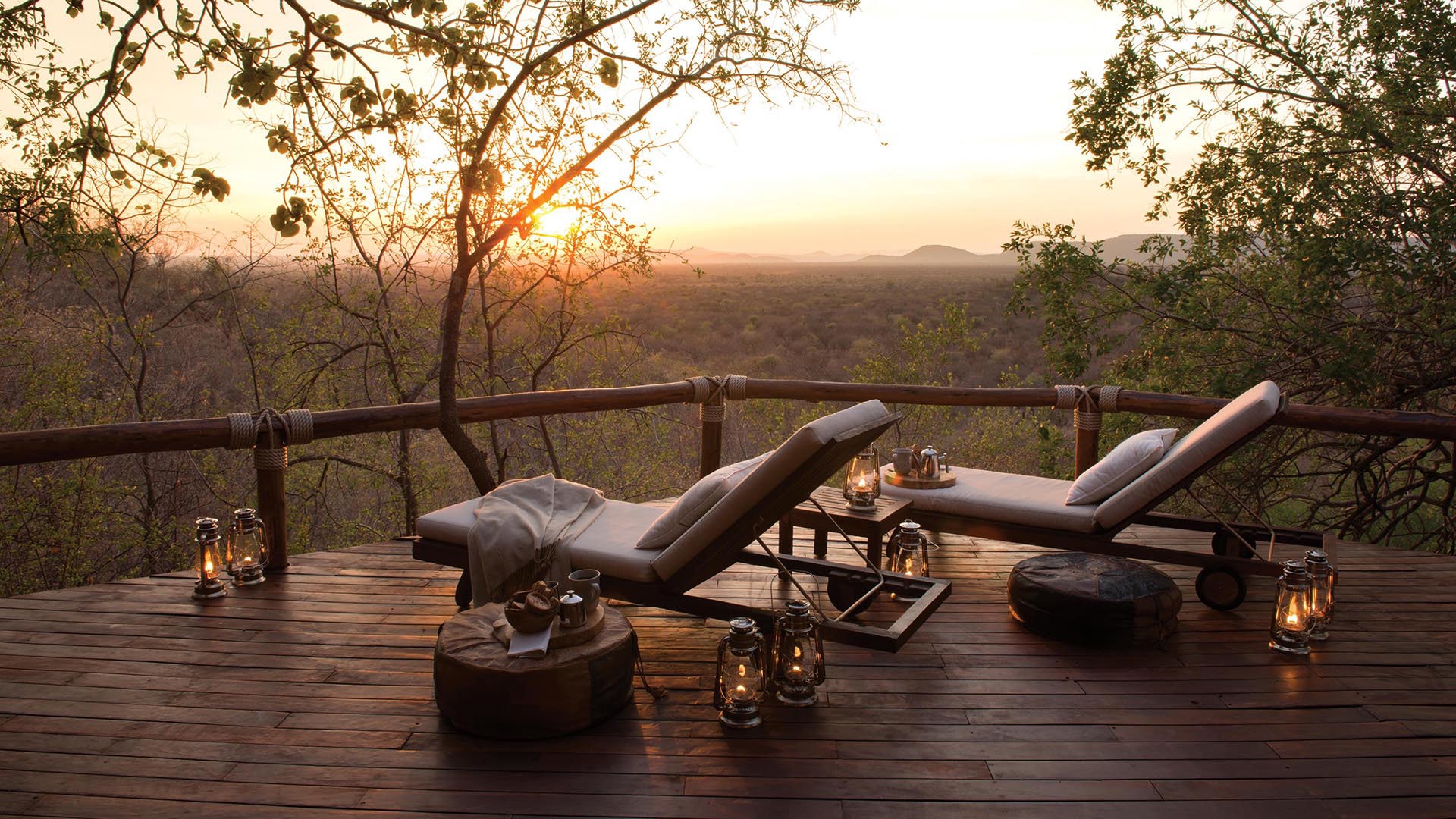South africa, Madikwe, Madikwe hills, Suite view