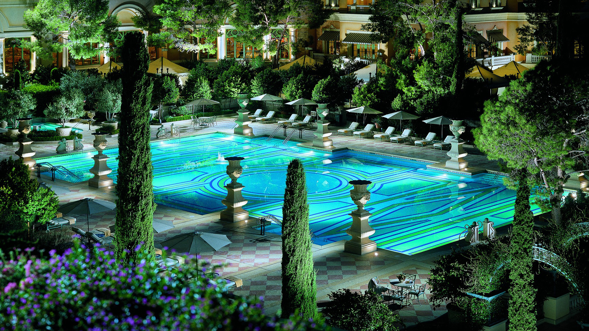 North america & canada, Las vegas, Bellagio, Pool overview