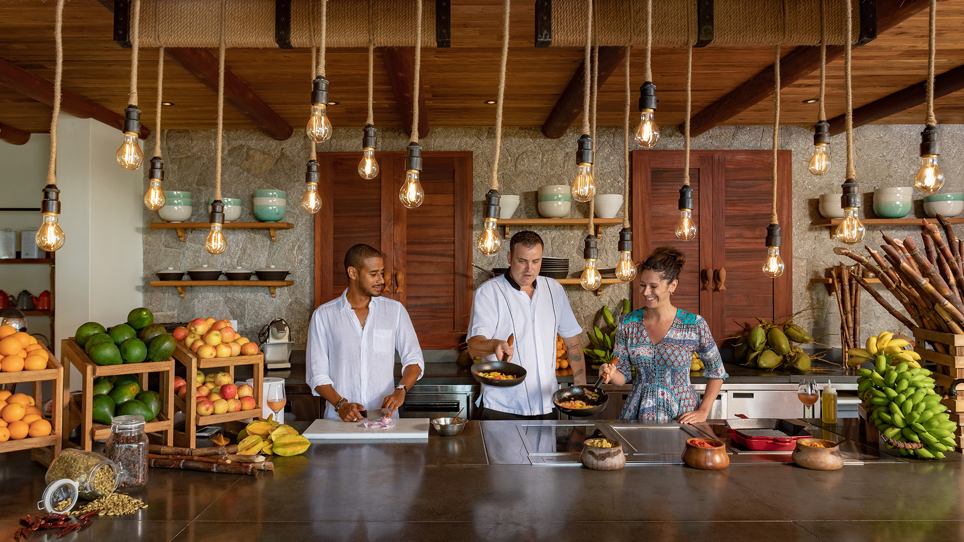 Indian Ocean, Seychelles, Six Senses Zil Pasyon, Cooking Class