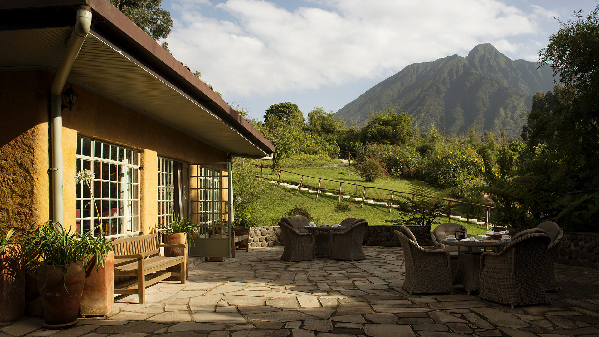 Africa, Rwanda, Sabyinyo, Exterior View