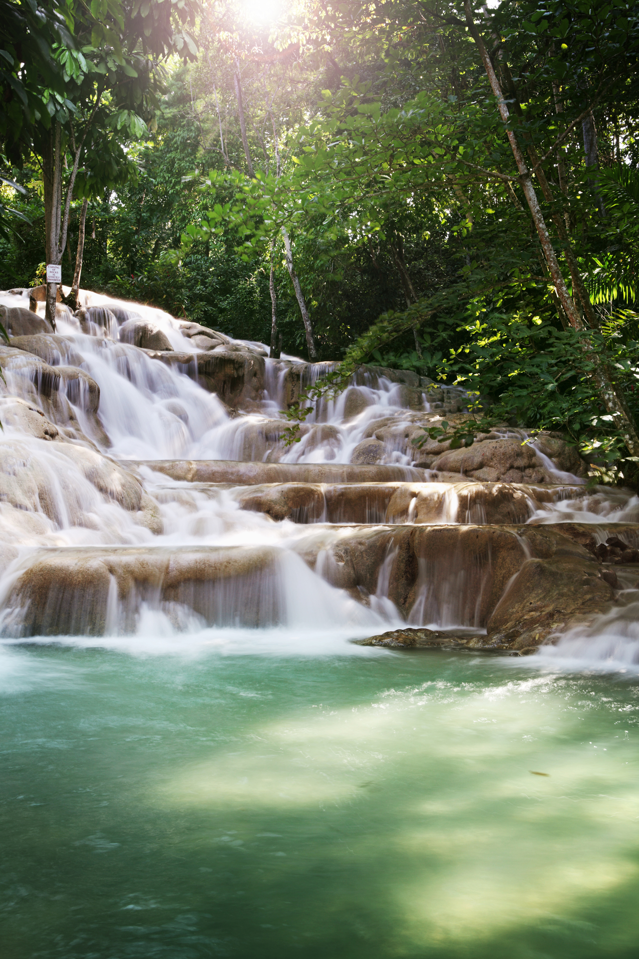 Dunn's River Falls in Jamaica