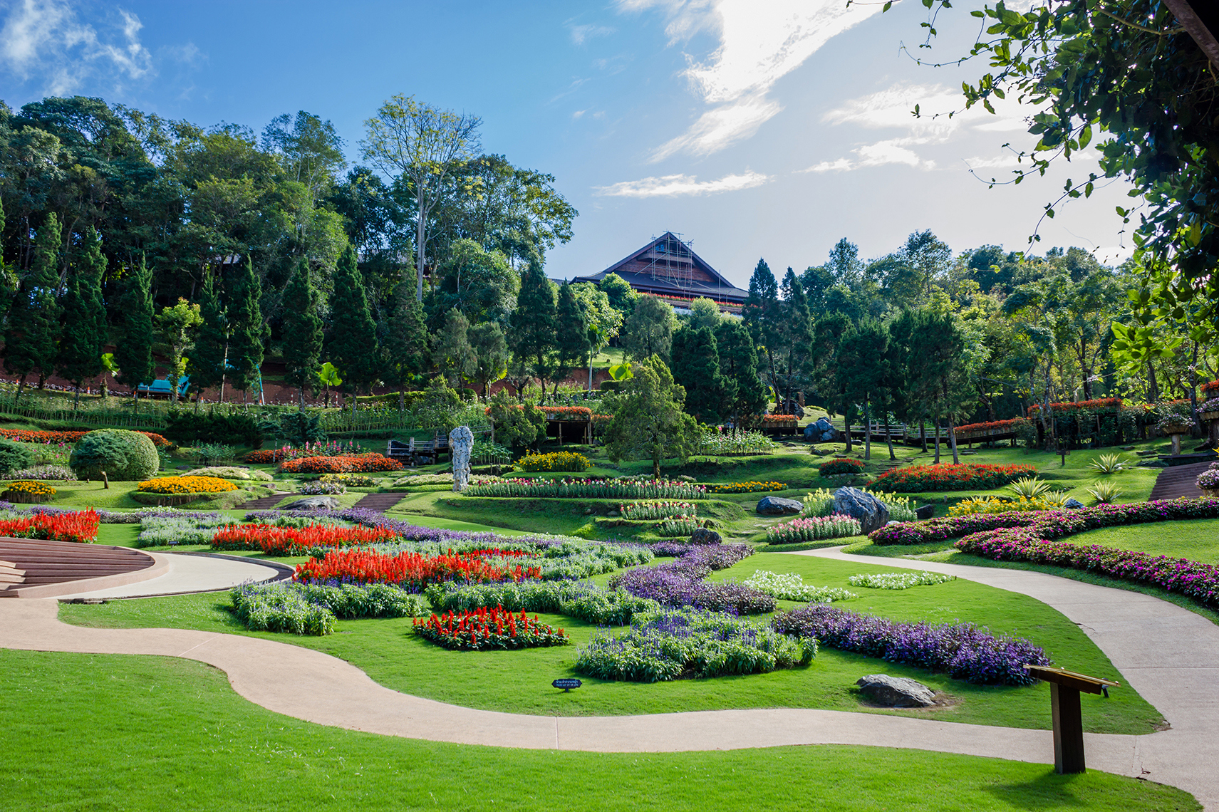 Mae Fah Luang Gardens in Doi Tung Thailand