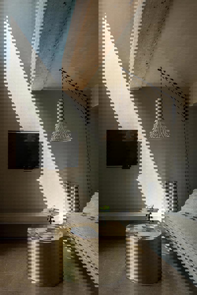 Sunbeam shining into a suite at Acro Wellness Suites