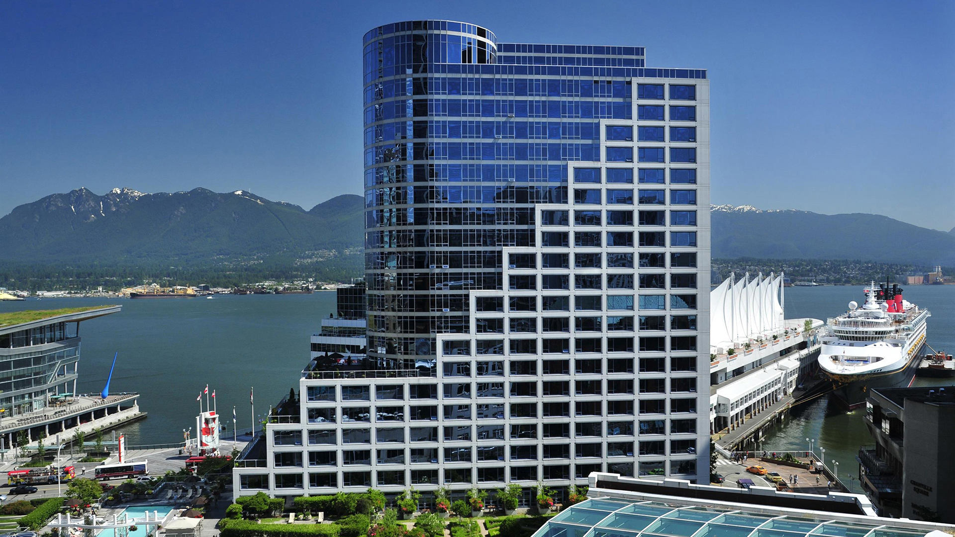 North America & Canada, Vancouver, British Columbia, Fairmont Waterfront, Exterior