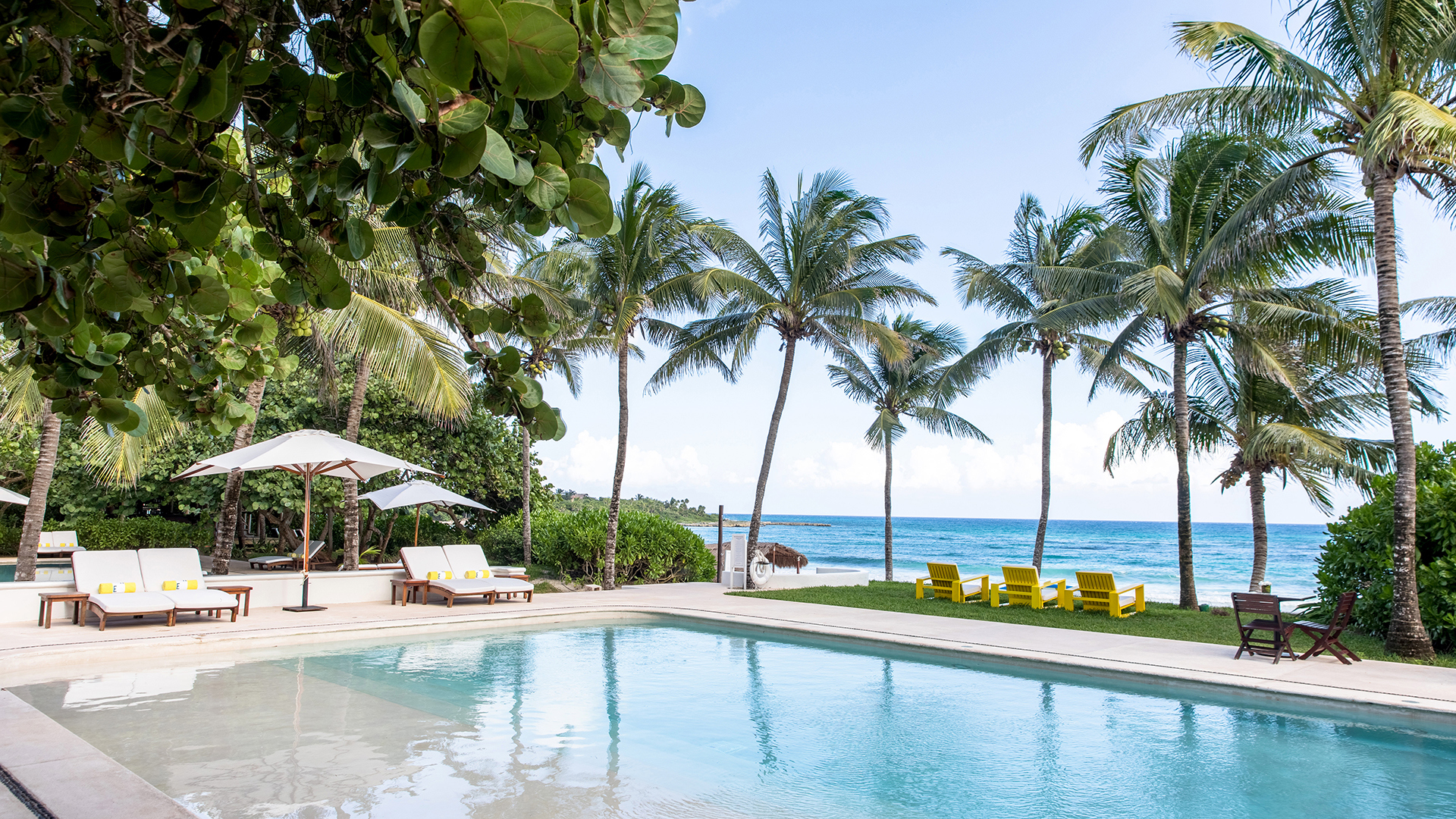 Caribbean, Mexico, Hotel Esencia, Swimming Pool