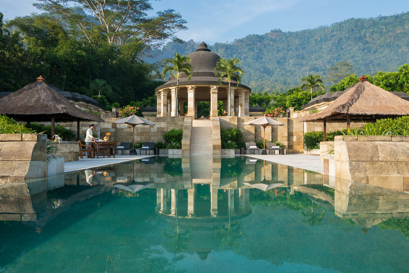 Asia, Indonesia, Amanjiwo, Pool