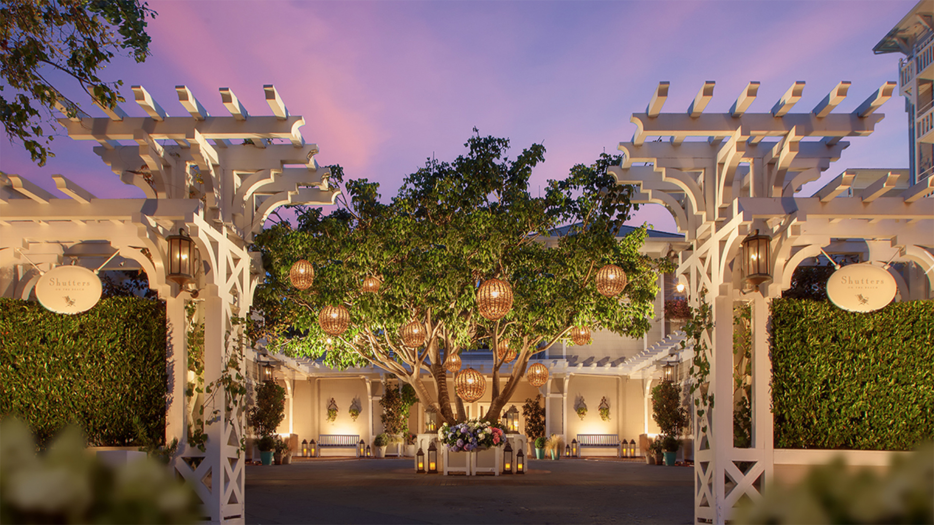 North america & canada, California, Shutters on the beach, Exterior night