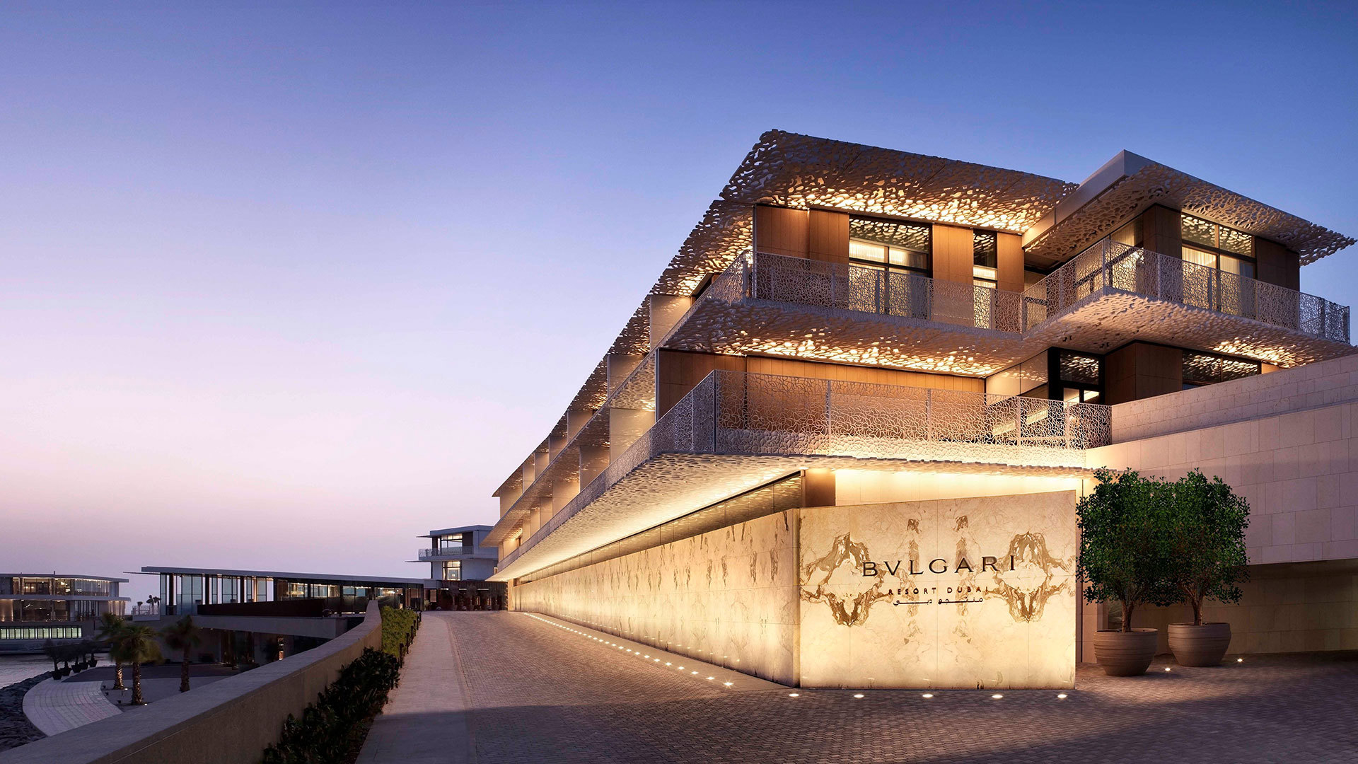 Arabia, Dubai, Bvlgari Resort Dubai, Resort exterior