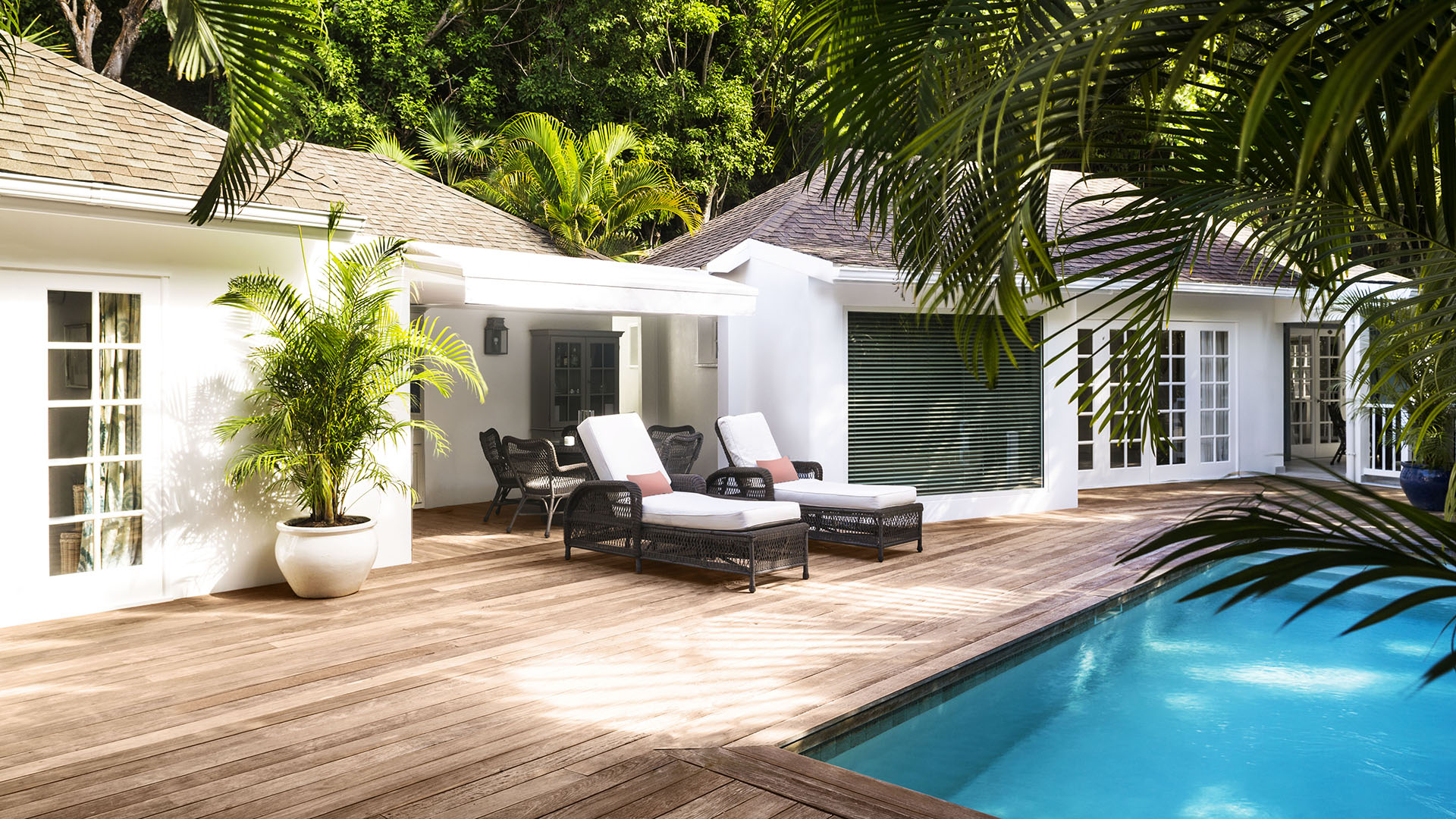 Caribbean, St Barths, Cheval Blanc St-Barth Isle de France, Garden Suite pool