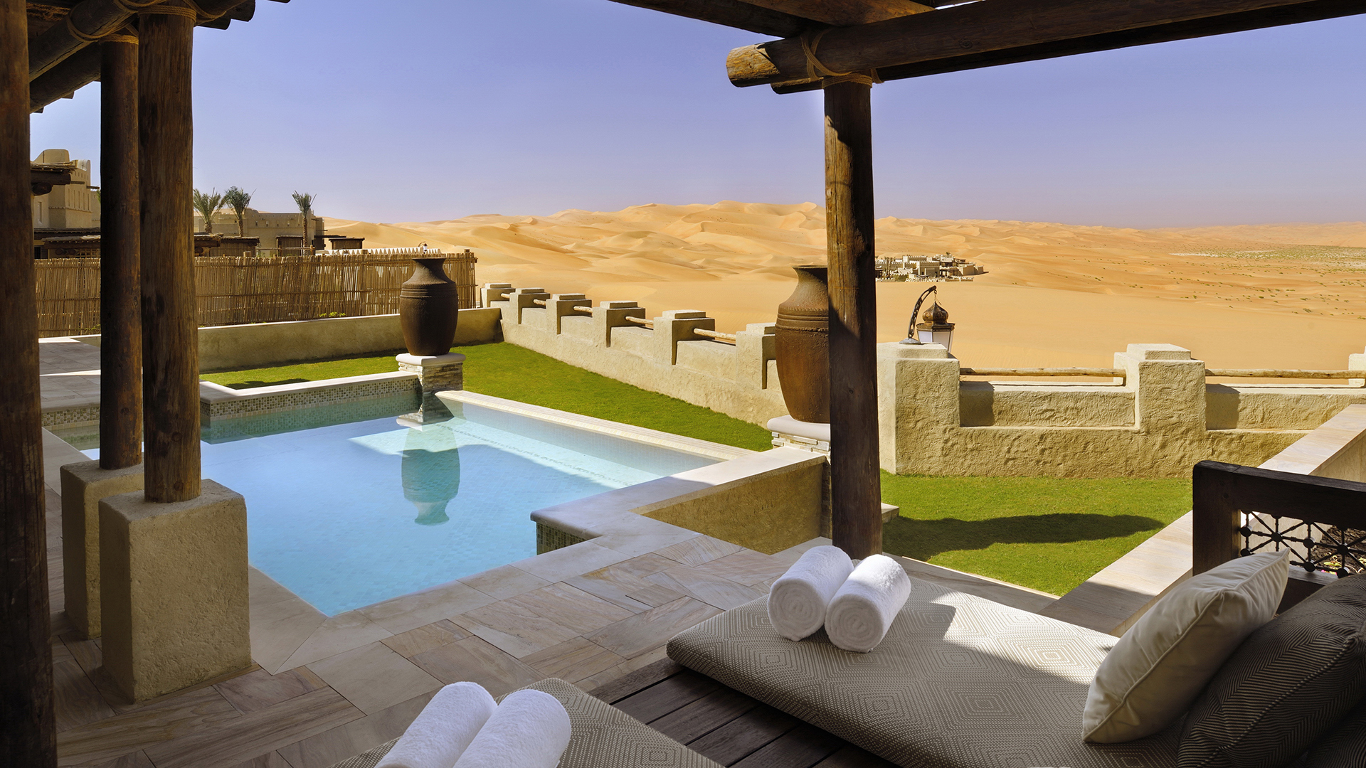 Indian Ocean, Abu Dhabi, Anantara Qasr al Sarab, Private Pool
