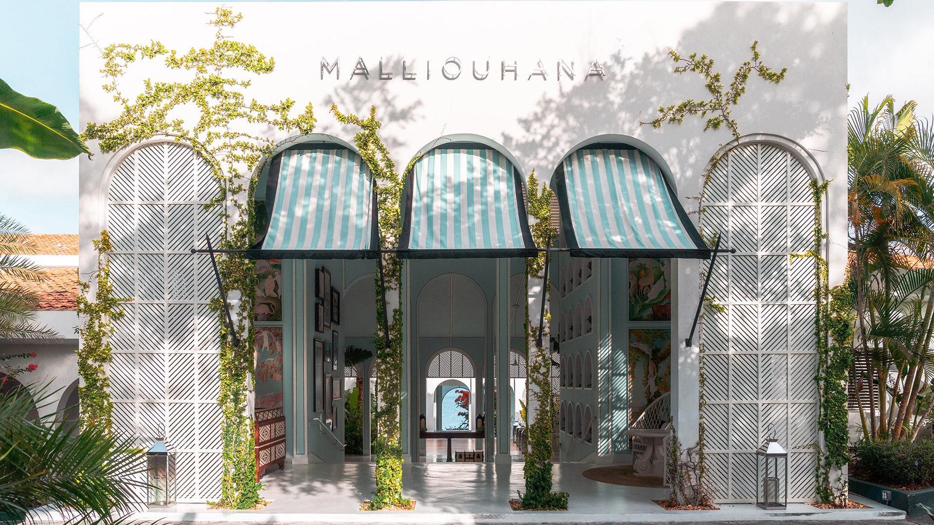 Caribbean, Bermuda & Mexico, Anguilla, Malliouhana, Hotel entrance