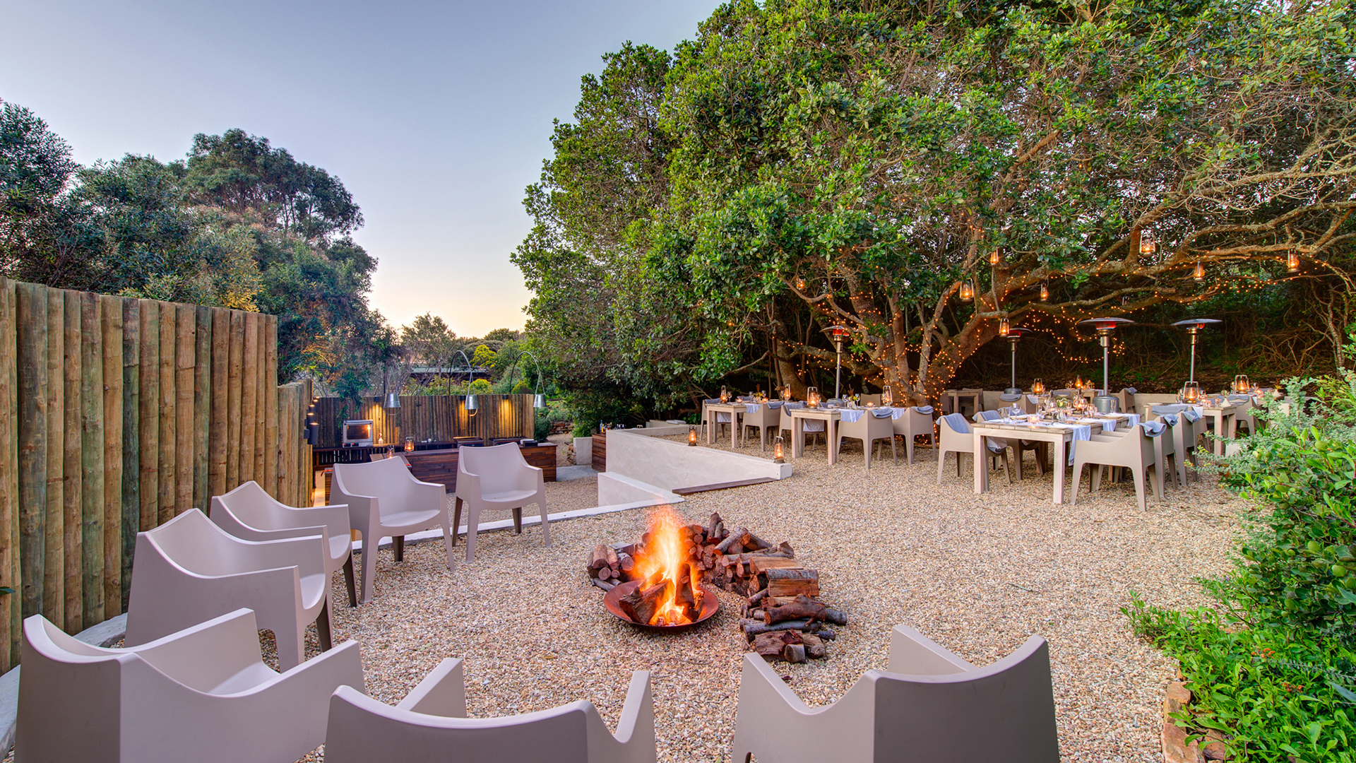 Africa, South Africa, Grootbos Nature Reserve, garden boma