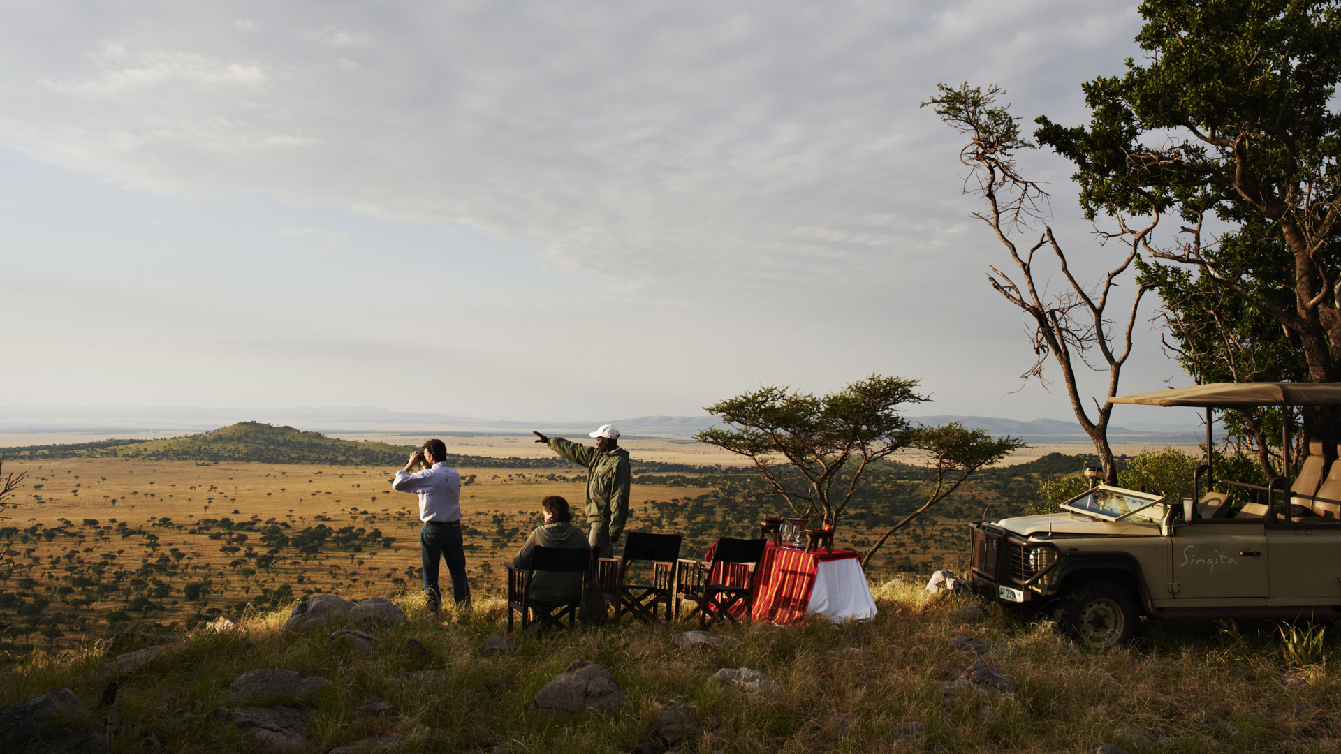 Africa, Tanzania, Singita sasakwa, Bushdrive