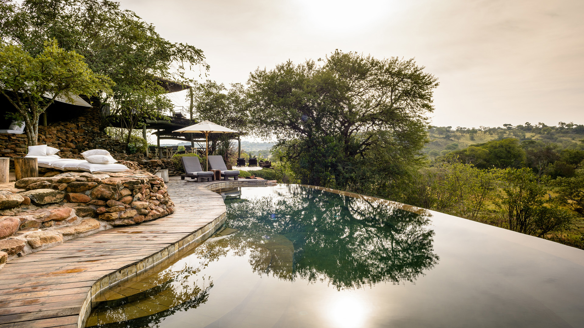 Africa, Tanzania, Singita faru faru, Poolview